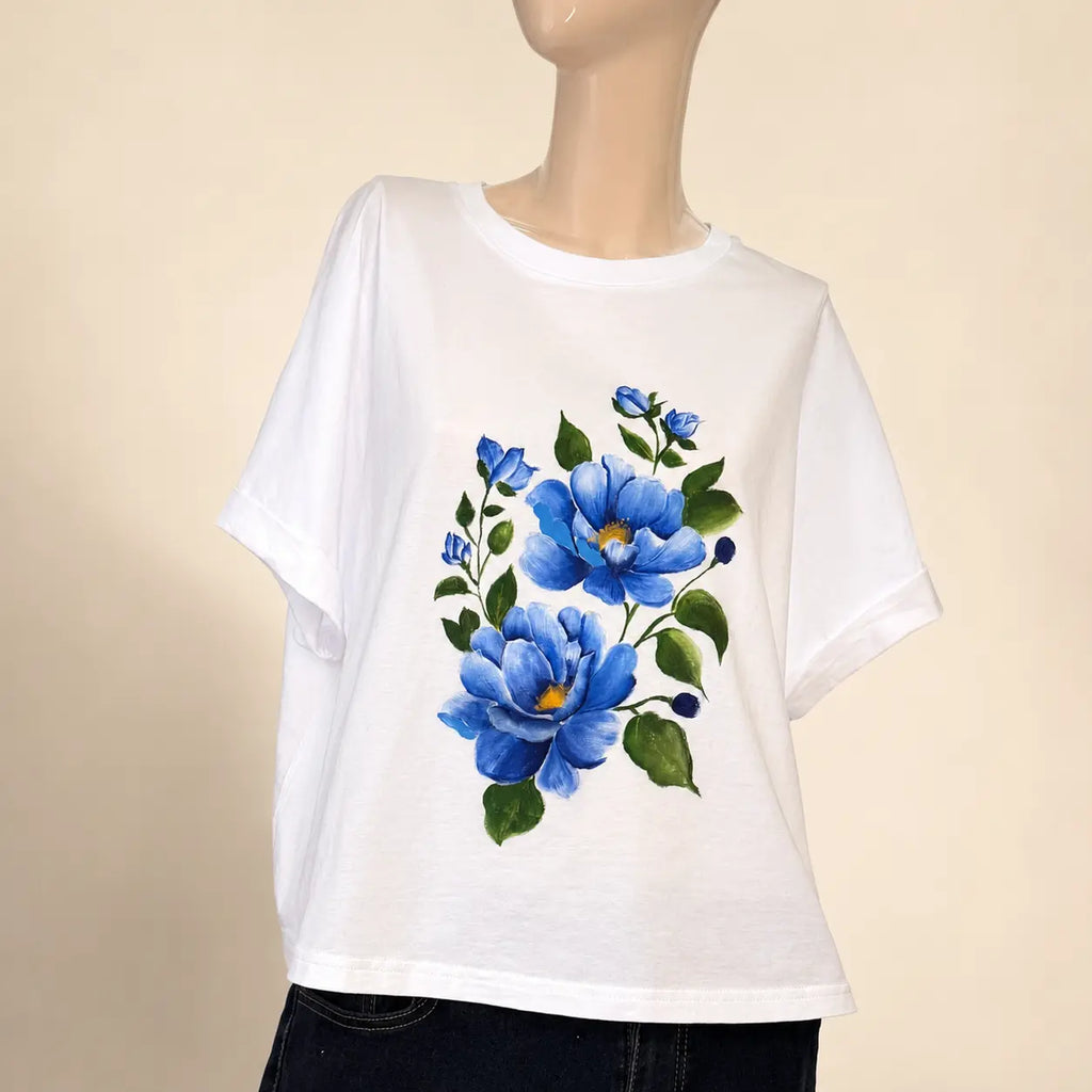 Violet Garden – Handbemaltes T-Shirt